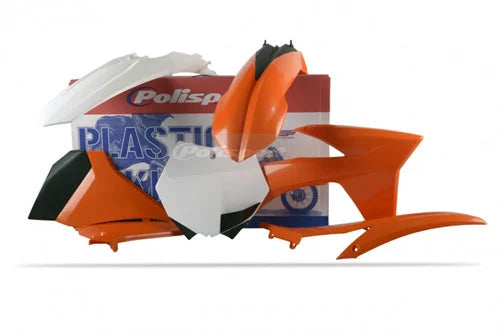 Polisport Plastics Body Kit - OEM Orange/White - SX/SX-F/XC 90408