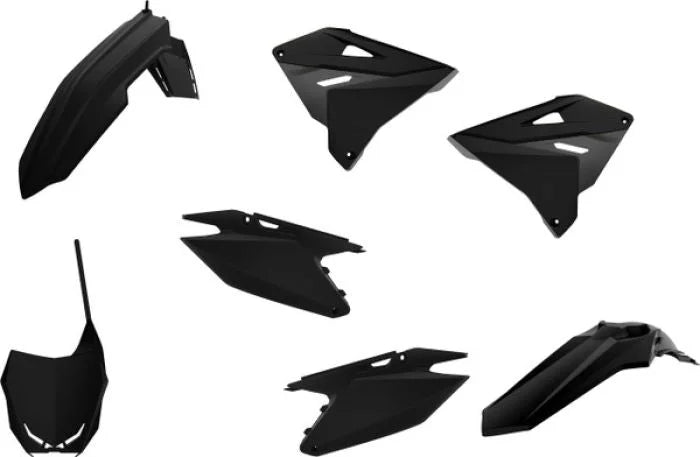 Polisport Plastics Body Kit - Restyle - Black - RM 125/250 90865