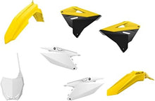 Load image into Gallery viewer, Polisport Plastics Body Kit - Restyle - OEM Yellow/White/Black - RM 125/250 90864