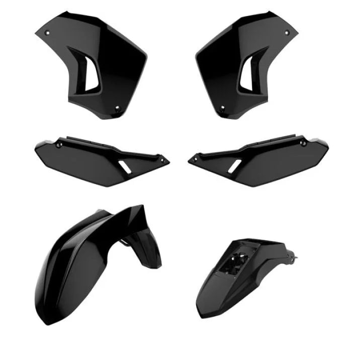 Polisport Plastics Body Kit - Trail - Black - KLR 650 90858
