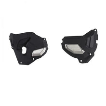 Load image into Gallery viewer, Polisport Plastics Clutch/Alternator Cover Kit - Black - Honda 91110