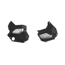Load image into Gallery viewer, Polisport Plastics Clutch/Alternator Cover Kit - Black - Kawasaki 91107