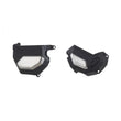 Load image into Gallery viewer, Polisport Plastics Clutch/Alternator Cover Kit - Black - Yamaha 91109