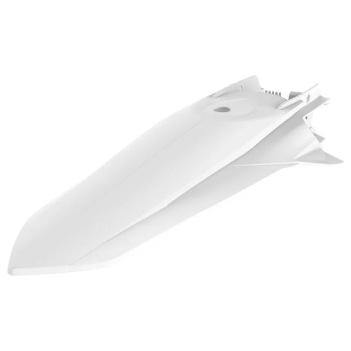 Polisport Plastics Fender - Rear - White - EXC/EXC-F | XC-W/XCF-W 8557000002