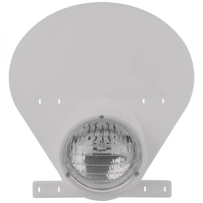 Polisport Plastics Halogen Headlight - White 8667500003