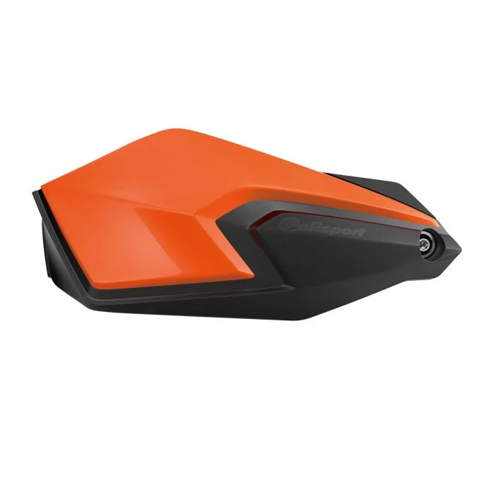 Polisport Plastics Handguards - S-Dual - Orange/Black 8308900004