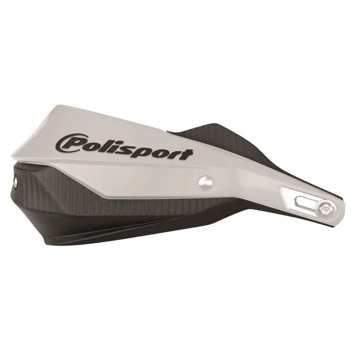 Polisport Plastics Handguards - Trail Blazer - White/Black 8308800001