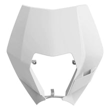 Load image into Gallery viewer, Polisport Plastics Headlight Mask - White 8666700002