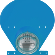 Load image into Gallery viewer, Polisport Plastics LED Headlight - Bultaco Blue 8667900002 - Main Product View