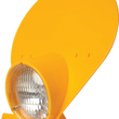 Load image into Gallery viewer, Polisport Plastics LED Headlight - Dark Yellow 8667900001 - Side View