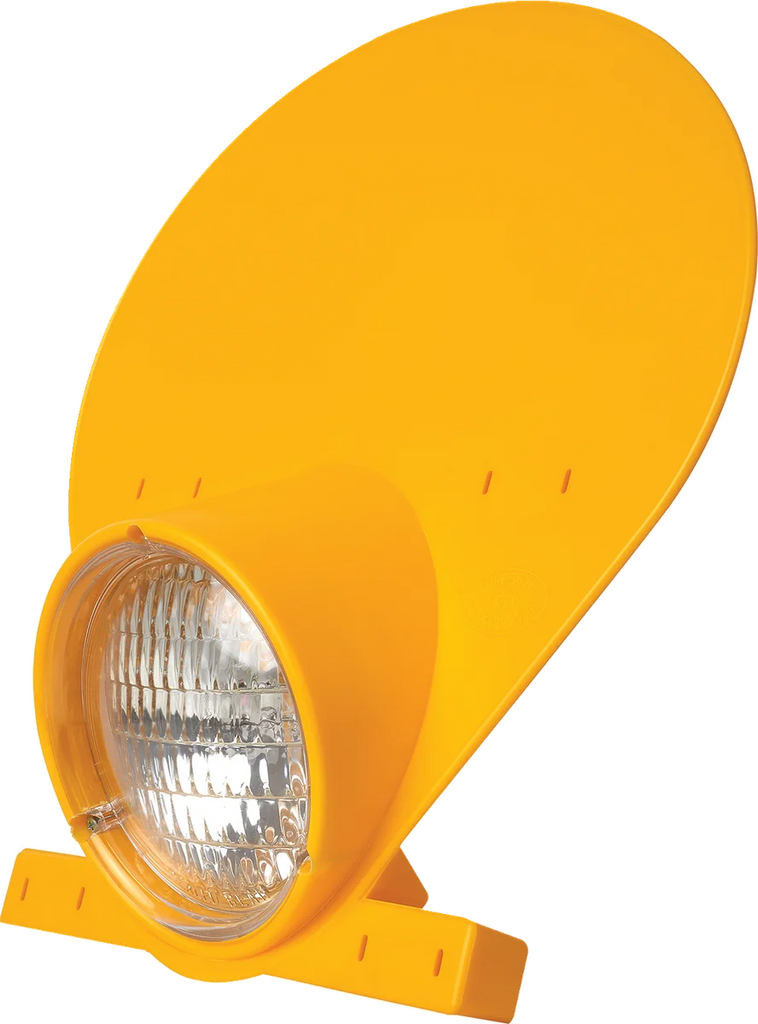 Polisport Plastics LED Headlight - Dark Yellow 8667900001 - Side View