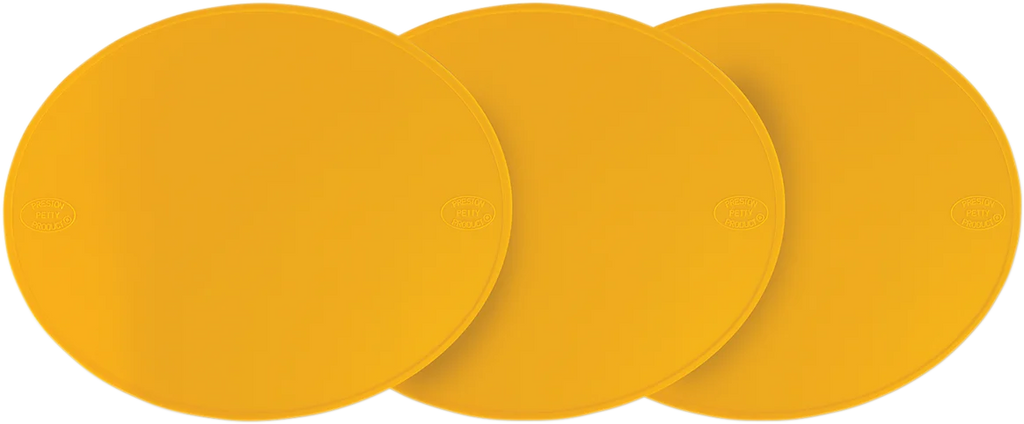 Polisport Plastics Number Plate - 3 Piece - Preston Petty - Yellow 8667400003