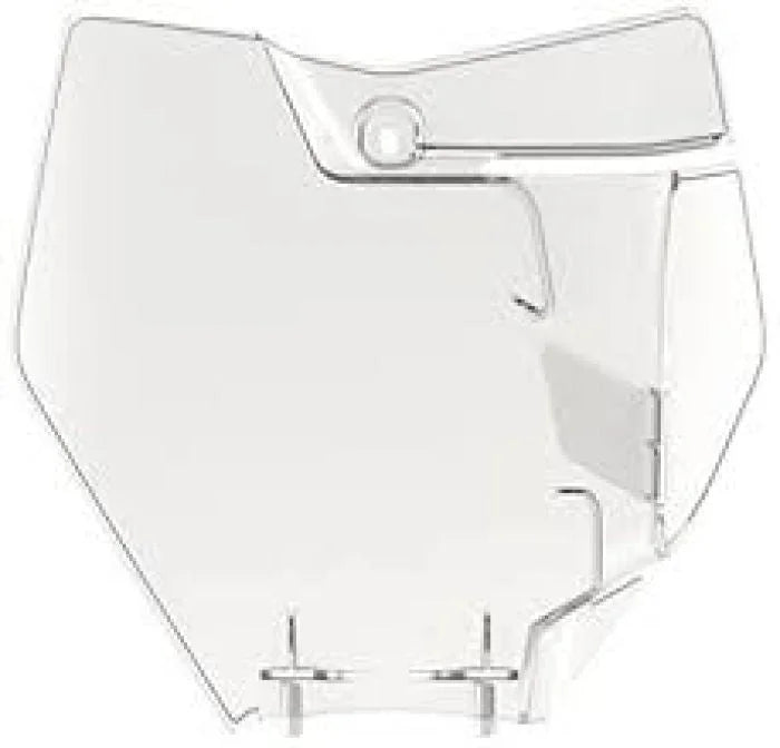 Polisport Plastics Number Plate - Clear - KTM 8664900004