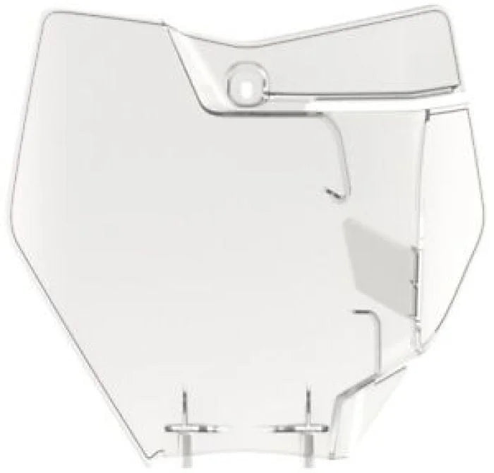 Polisport Plastics Number Plate - Clear - KTM SX/SXF 8666400005