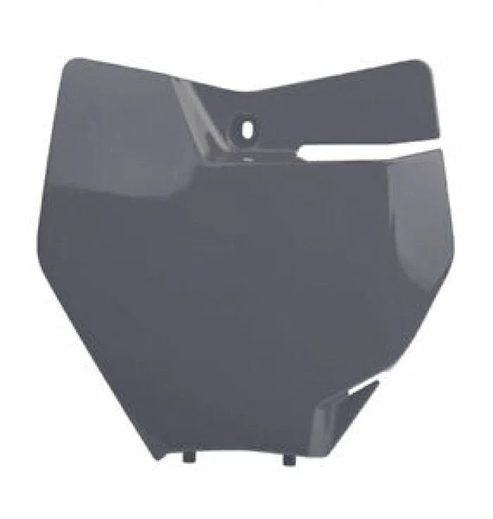 Polisport Plastics Number Plate - Gray - KTM 8664900007