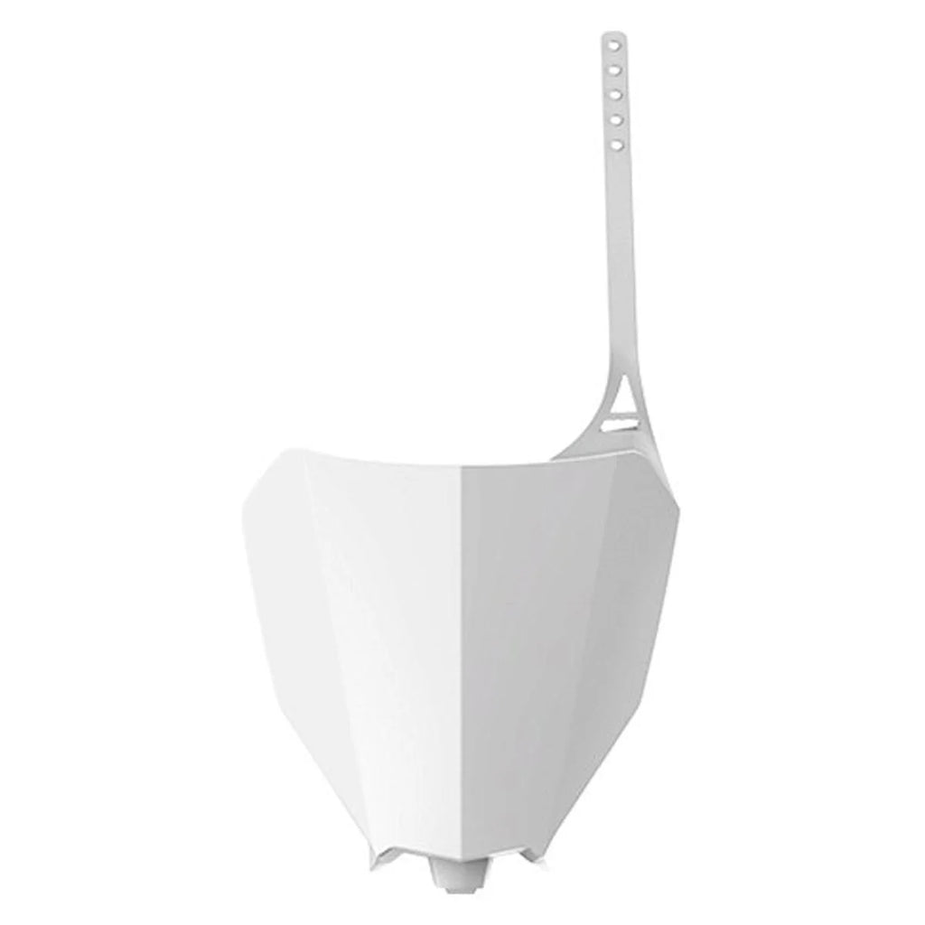 Polisport Plastics Number Plate - Restyle - White - CR 125R/250R 8666300001
