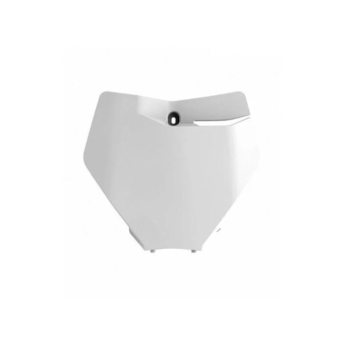 Polisport Plastics Number Plate - White - KTM SX/SXF 8666400008