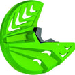 Load image into Gallery viewer, Polisport Plastics POLISPORT DISK &amp; BOTTOM FORK PROTECTOR BLACK/GREEN 05 8157500003