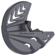 Load image into Gallery viewer, Polisport Plastics POLISPORT DISK &amp; BOTTOM FORK PROTECTOR NARDO GREY /BLACK 8155300004