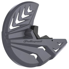 Load image into Gallery viewer, Polisport Plastics POLISPORT DISK &amp; BOTTOM FORK PROTECTOR NARDO GREY/BLACK 8151600004