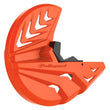 Load image into Gallery viewer, Polisport Plastics POLISPORT DISK &amp; BOTTOM FORK PROTECTOR ORANGE KTM/BLACK 8151600003 - Side View