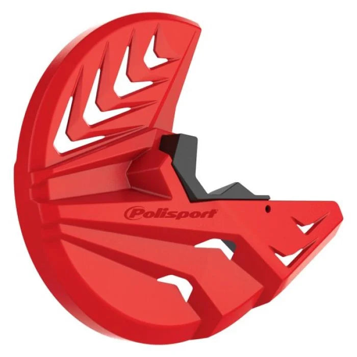 Polisport Plastics POLISPORT DISK & BOTTOM FORK PROTECTOR RED/BLACK 8155600003