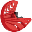 Load image into Gallery viewer, Polisport Plastics POLISPORT DISK &amp; BOTTOM FORK PROTECTOR RED/BLACK 8157000003