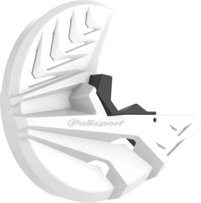 Polisport Plastics POLISPORT DISK & BOTTOM FORK PROTECTOR WHITE/BLACK 8151400006