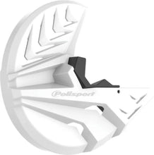 Load image into Gallery viewer, Polisport Plastics POLISPORT DISK &amp; BOTTOM FORK PROTECTOR WHITE/BLACK 8151400006
