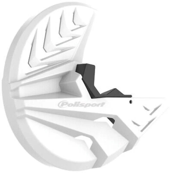 Polisport Plastics POLISPORT DISK & BOTTOM FORK PROTECTOR WHITE/BLACK 8155300002