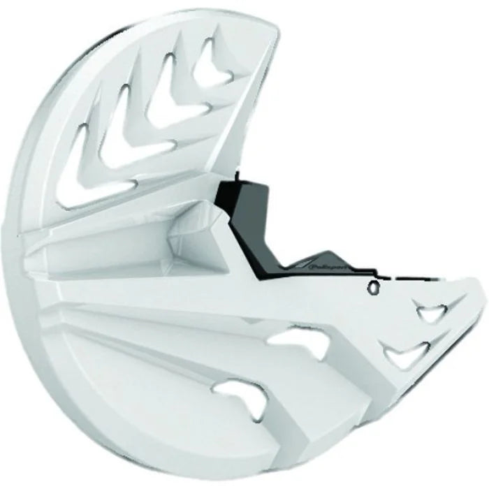 Polisport Plastics POLISPORT DISK & BOTTOM FORK PROTECTOR WHITE/BLACK 8155600002