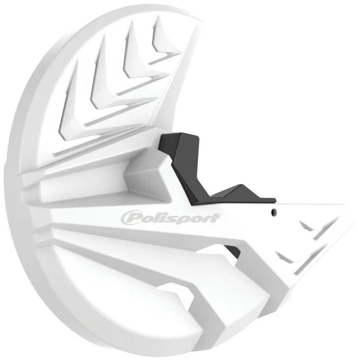 Polisport Plastics POLISPORT DISK & BOTTOM FORK PROTECTOR WHITE/BLACK 8157000002