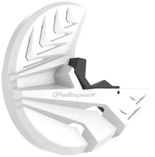 Load image into Gallery viewer, Polisport Plastics POLISPORT DISK &amp; BOTTOM FORK PROTECTOR WHITE/BLACK 8157000002