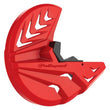 Load image into Gallery viewer, Polisport Plastics POLISPORT DISK &amp; BOTTOM FORK PROTECTOR, RED CR04/BLACK 8155100003 - Side View