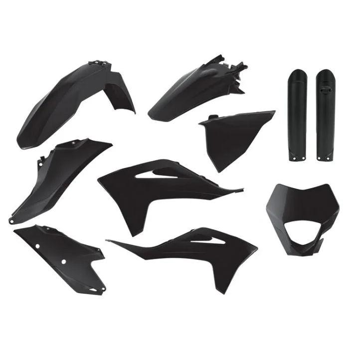 Polisport Plastics POLISPORT ENDURO FULL KIT BLACK 91028