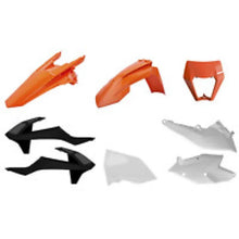 Load image into Gallery viewer, Polisport Plastics POLISPORT ENDURO KIT ORANGE/BLACK 90885