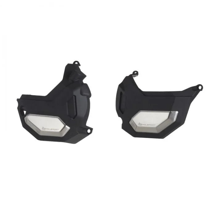 Polisport Plastics POLISPORT ,ENGINE COVERS BLACK 91113
