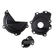 Load image into Gallery viewer, Polisport Plastics POLISPORT ,ENGINE COVERS BLACK 91372