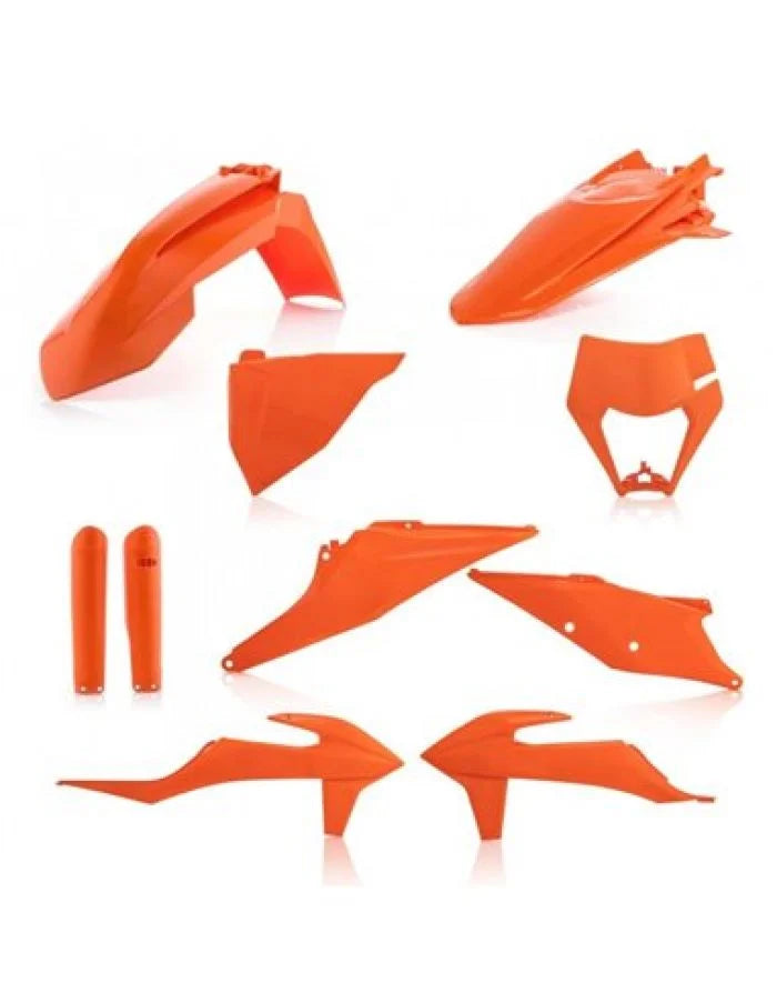 Polisport Plastics POLISPORT FULL ENDURO KIT ORANGE 91041