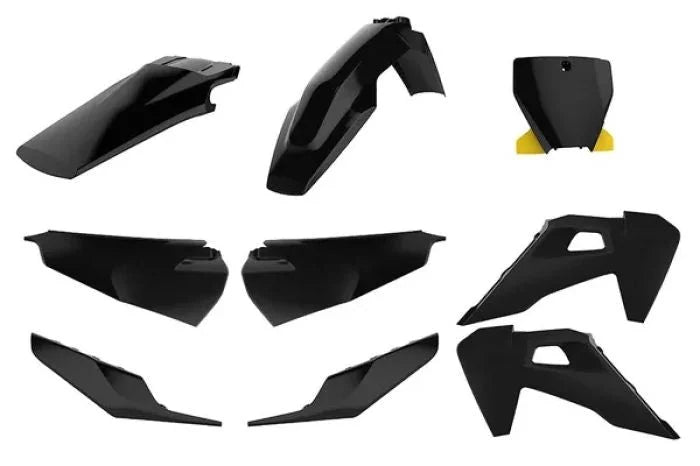 Polisport Plastics POLISPORT FULL MX KIT BLACK 91122