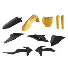 Load image into Gallery viewer, Polisport Plastics POLISPORT FULL MX KIT GOLD/BLACK 91052