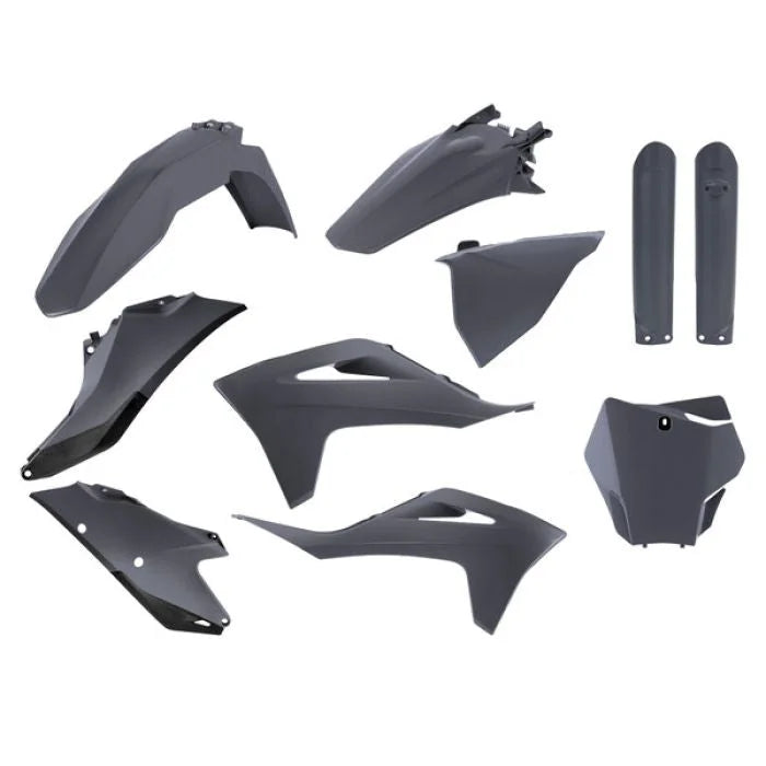 Polisport Plastics POLISPORT FULL MX KIT NARDO GREY 91067