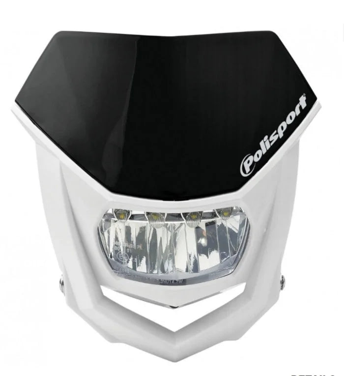 Polisport Plastics POLISPORT HALO WITH LED BLACK/WHITE 8667100002