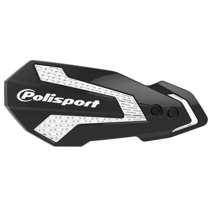 Polisport Plastics POLISPORT HANDGUARDS,MX FLOW BLACK/WHITE 8308200009