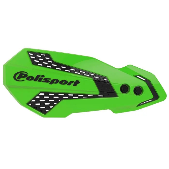 Polisport Plastics POLISPORT HANDGUARDS,MX FLOW GREEN/BLACK 8308200011