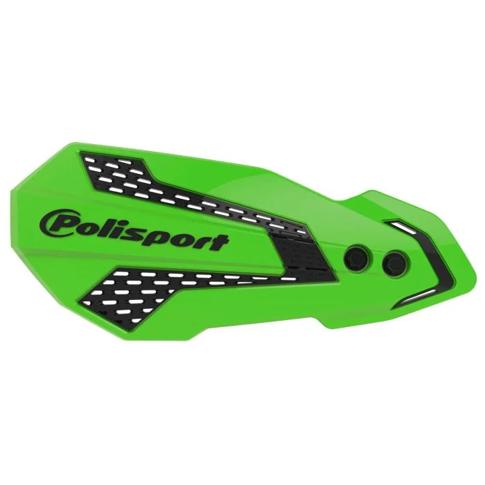 Polisport Plastics POLISPORT HANDGUARDS,MX FLOW GREEN/BLACK 8308200040