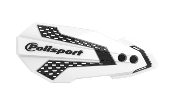 Polisport Plastics POLISPORT HANDGUARDS,MX FLOW WHITE/BLACK 8308200020