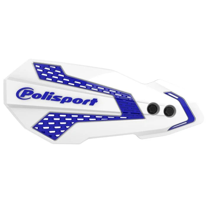 Polisport Plastics POLISPORT HANDGUARDS,MX FLOW WHITE/BLUE 8308200016