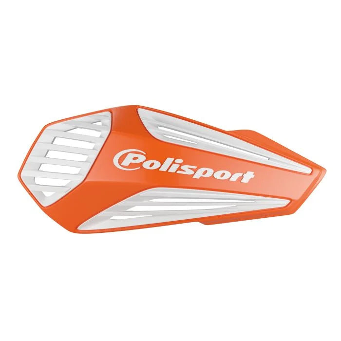 Polisport Plastics POLISPORT HANDGUARDS,PLASTIC PART - MX AIR ORANGE/WHITE 8308400015