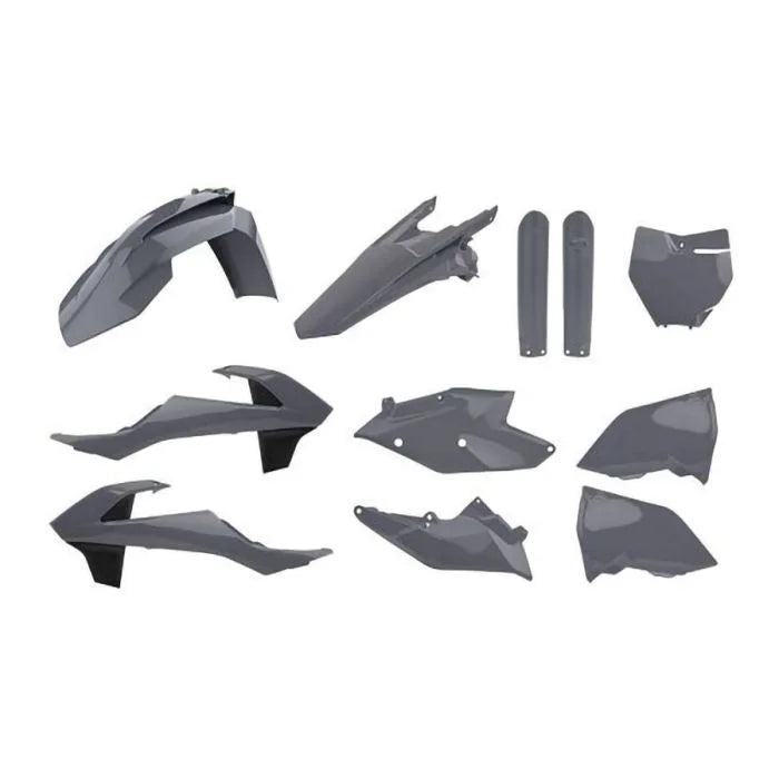 Polisport Plastics POLISPORT MX FULL KIT NARDO GREY 91057